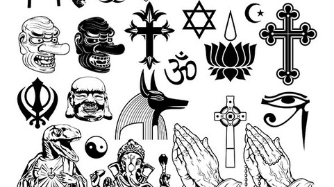 Religious Vector Package, Religious Symbols