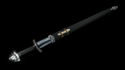 Northmen Sword+sheath Game ready