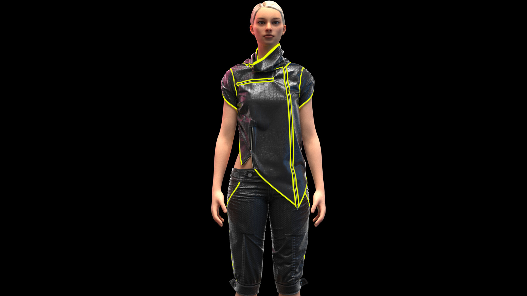 ArtStation - Sci-fi clothes. Marvelous Designer, Clo3d project + OBJ ...