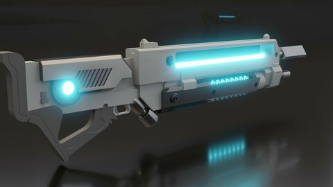 Sci-Fi gun model