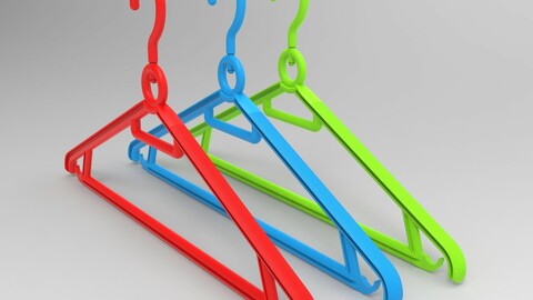 plastic clothes hanger