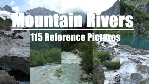 Mountain Rivers 115 Photo Reference Pictures
