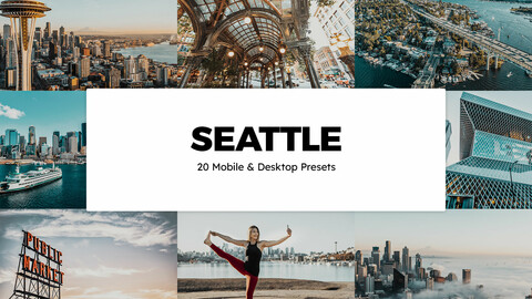 20 Seattle LUTs and Lightroom Presets