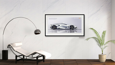Car Art Print HD - AEROSCULPT