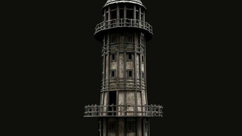 ENTERABLE AAA NEXT GEN MEDIEVAL LIGHTHOUSE LANTERN TOWER