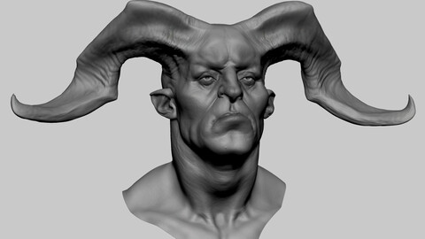 Fantasy Creature Head 07