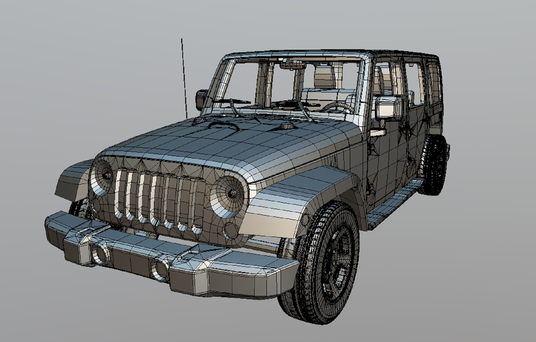 Jeep wrangler 3d