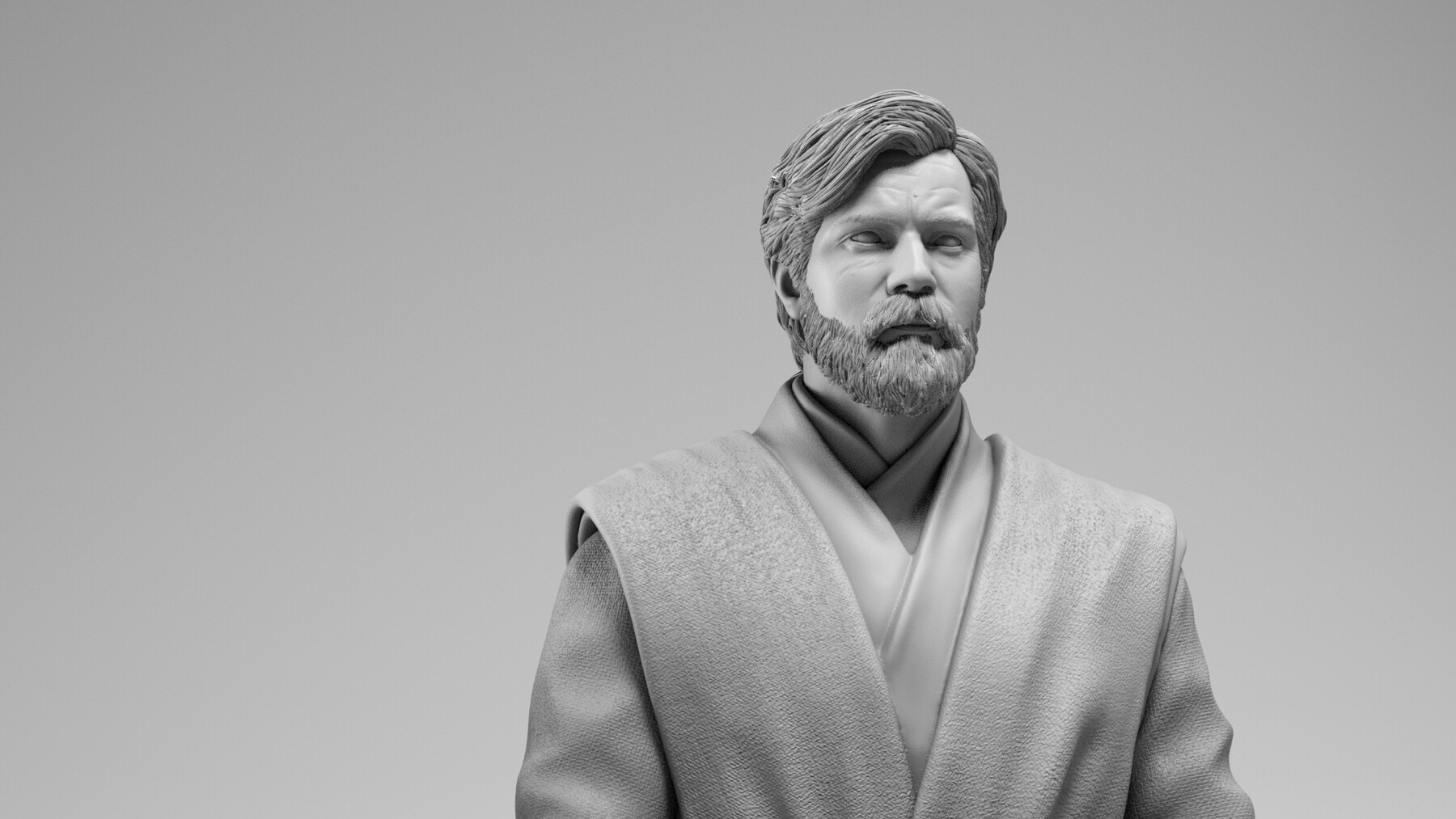 Artstation - Ewan Mcgregor - Obi Wan Kenobi - Star Wars Revenge Of The 