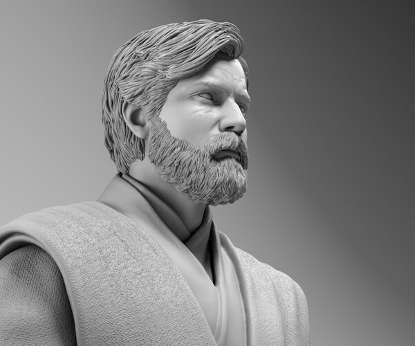 ArtStation - Ewan McGregor - Obi Wan Kenobi - Star Wars Revenge of the ...