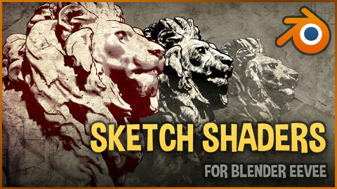 Sketch shaders for Blender Eevee