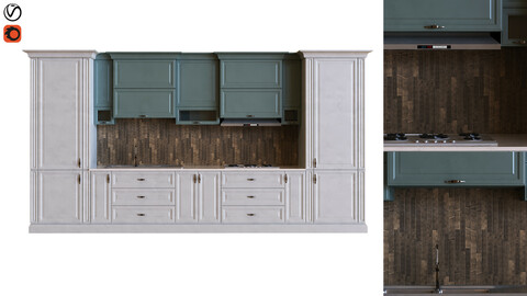 kitchen set 008 PBRMTL