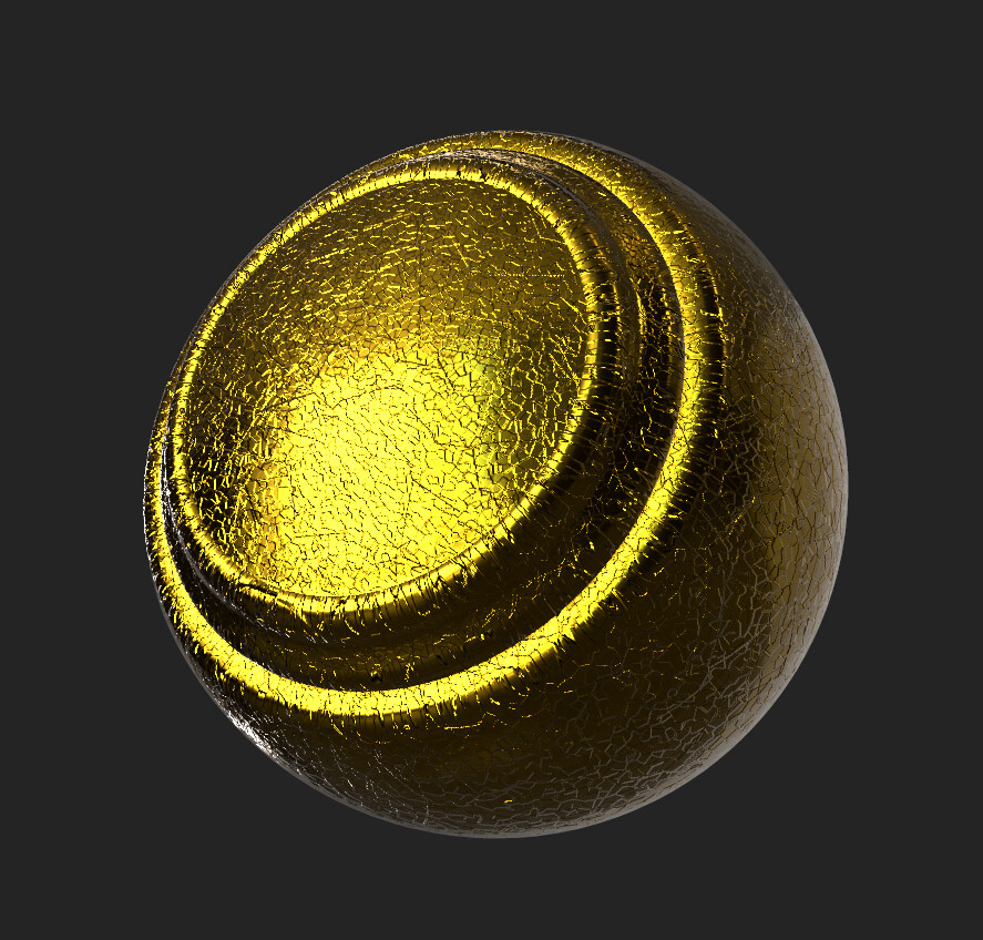 Artstation Gold Flake Sbsar Substance Painter Smart Material With