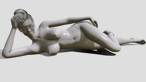 Nude woman printable