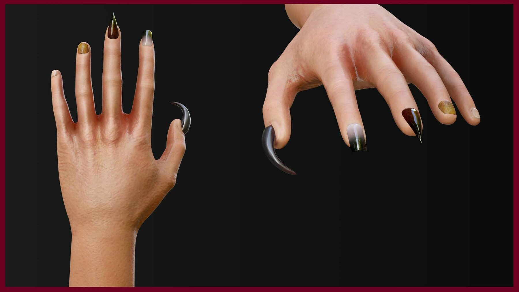 ArtStation Nails IMM Brush Brushes