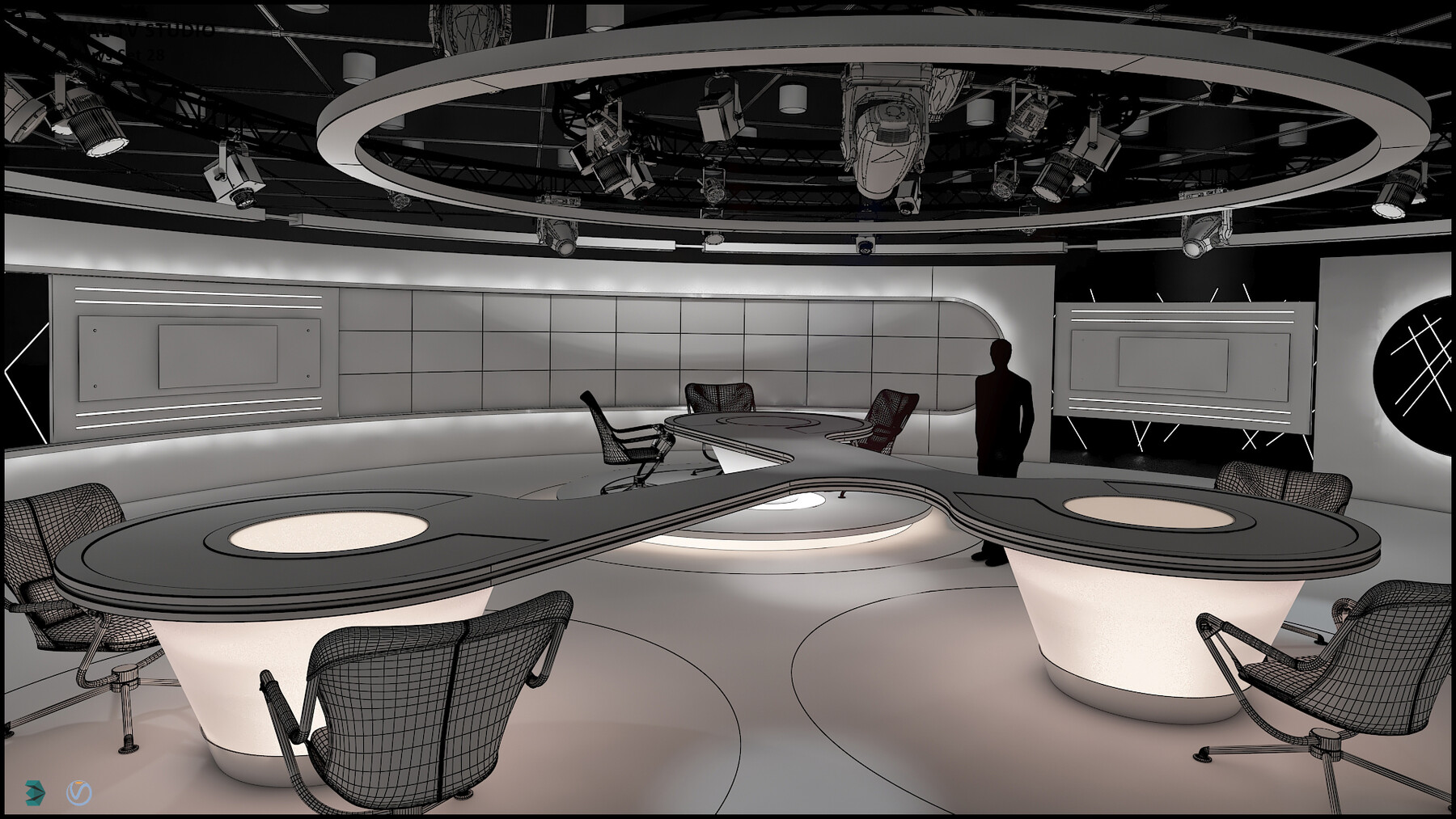ArtStation - GTA V Interior - Broadcast studio / company - IN GAME FOOTAGE