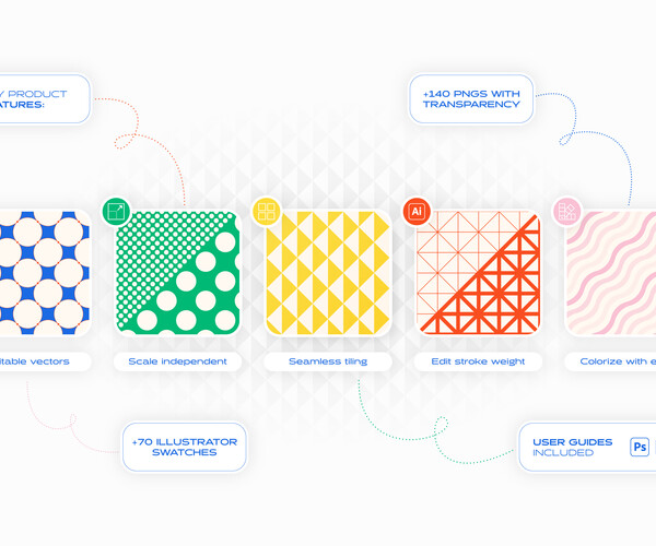 ArtStation - Essential Geometric Seamless Patterns Collection | Artworks