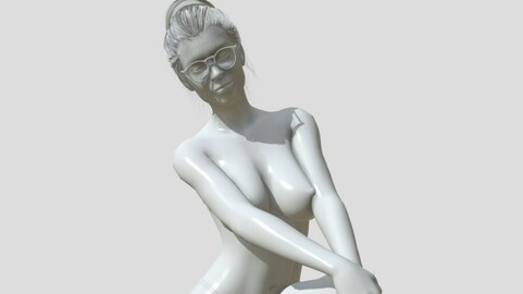 Nude woman printable