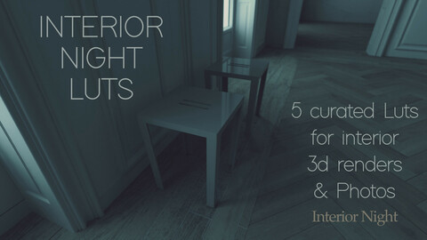 Interior Night - Curated 3D Luts