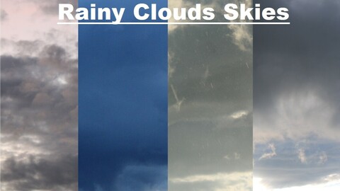 Rainy Clouds Sky Replacement (6 Textures)