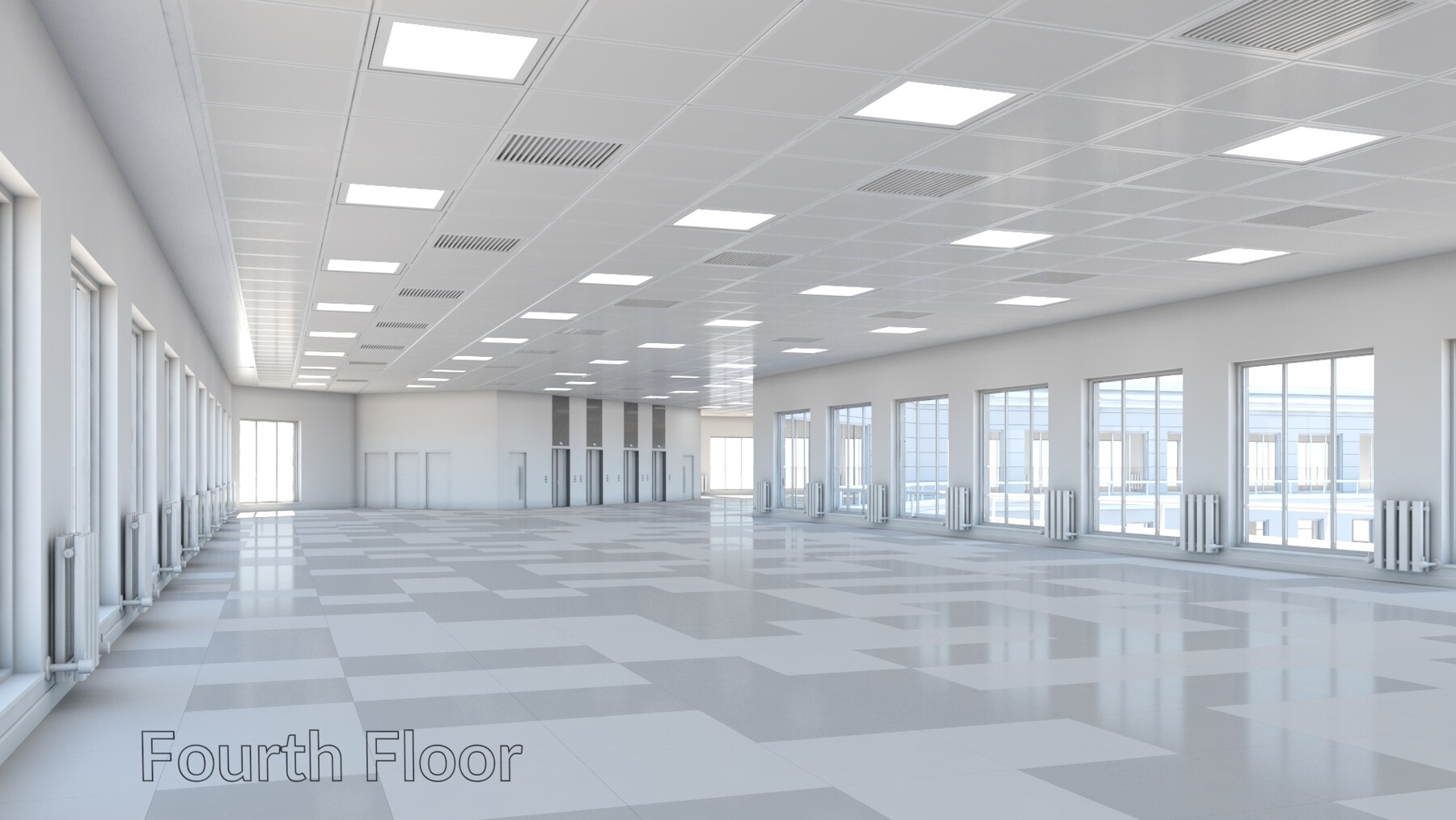 ArtStation - Office Building Interior And Exterior | Resources