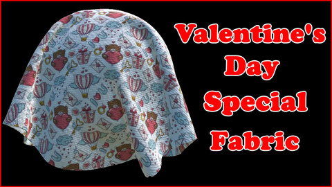 Valentine's Day Special Fabric V3 / Sbsar / Substance Painter