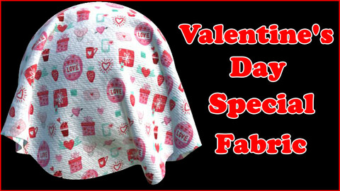 Valentine's Day Special Fabric V4 / Sbsar / Substance Painter