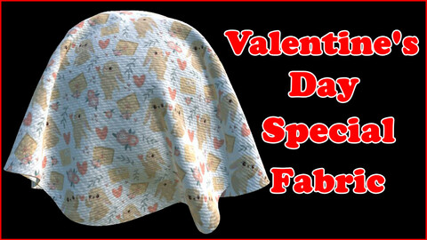 Valentine's Day Special Fabric V6 / Sbsar / Substance Painter