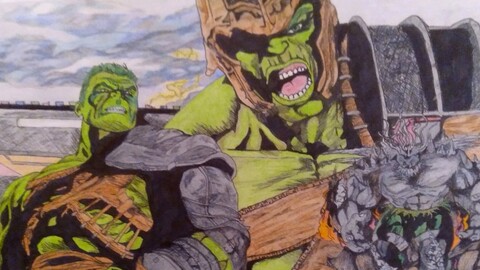 Hulk vs. Doomsday.