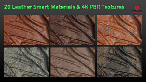 20Leather Smart Materials & 4k PBR Texture