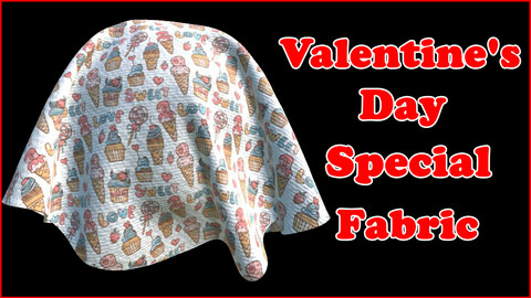 Valentine's Day Special Fabric V10 / Sbsar / Substance Painter