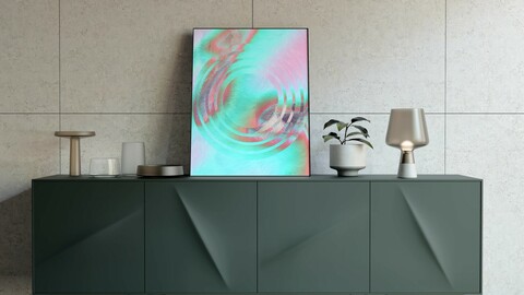 Abstract Colorful Geometrical Artwork Poster,Abstract Graphical Art Background Texture,Modern Conceptual Art,Synthwave Aesthetic Poster Print,3D Rendering,3D Illustration,Gift for Him, Gift for Her,Abstract Painting