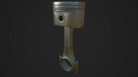 Generic Piston 3D Model | Game-Ready
