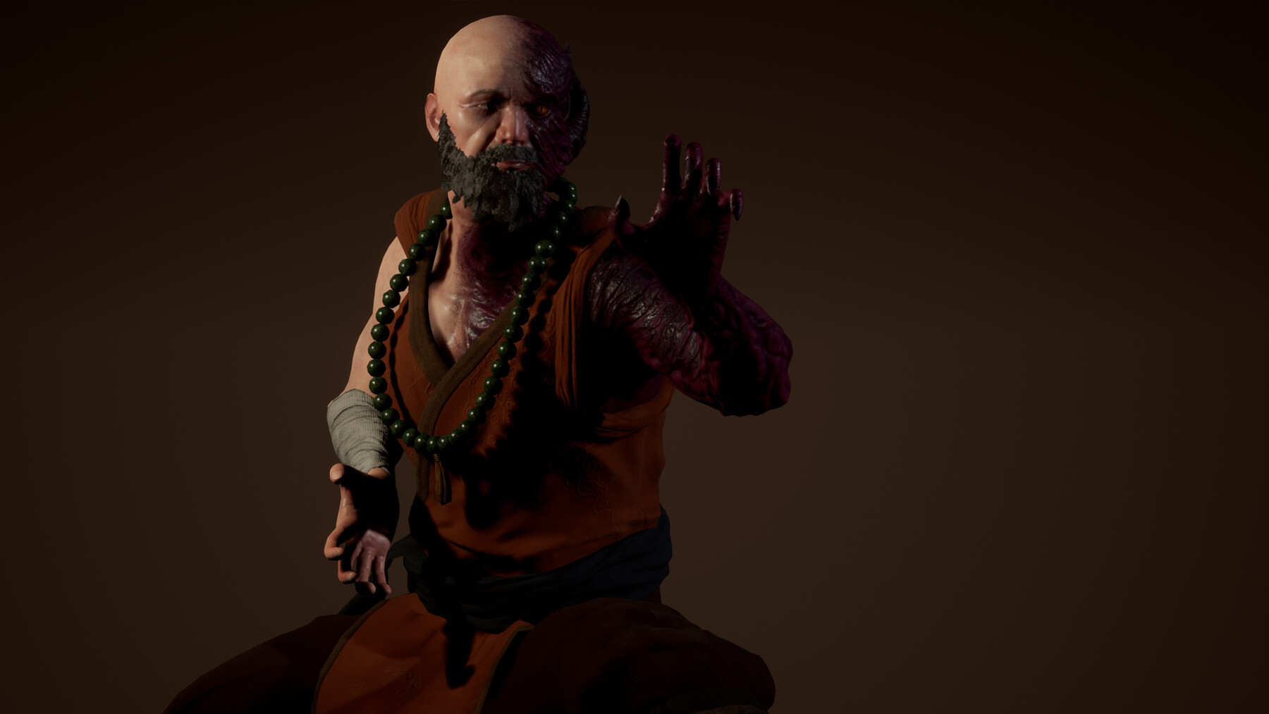 ArtStation Corrupted Monk Game Assets   File 