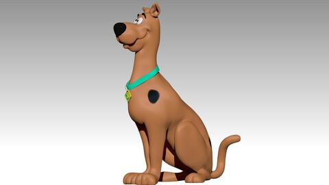 Scooby Doo sitting