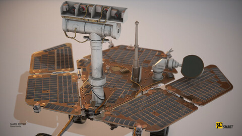 Opportunity Mars Rover (LowPoly)