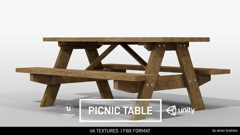 Picnic Table - 2 Texture variants