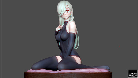 ELIZABETH LIONES SEVEN DEADLY SINS ANIME SEXY GIRL CHARACTER