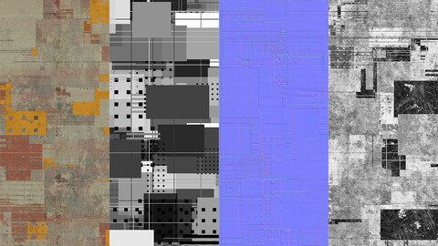 Pack of 2 8k Scifi Maps • Material