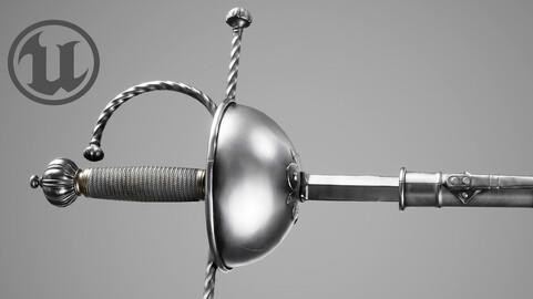 Rapier thrusting sword