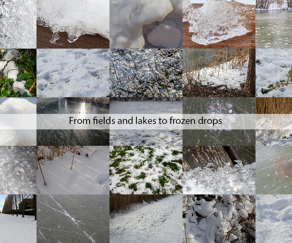 ArtStation - Snow and Ice Reference Pack | Resources