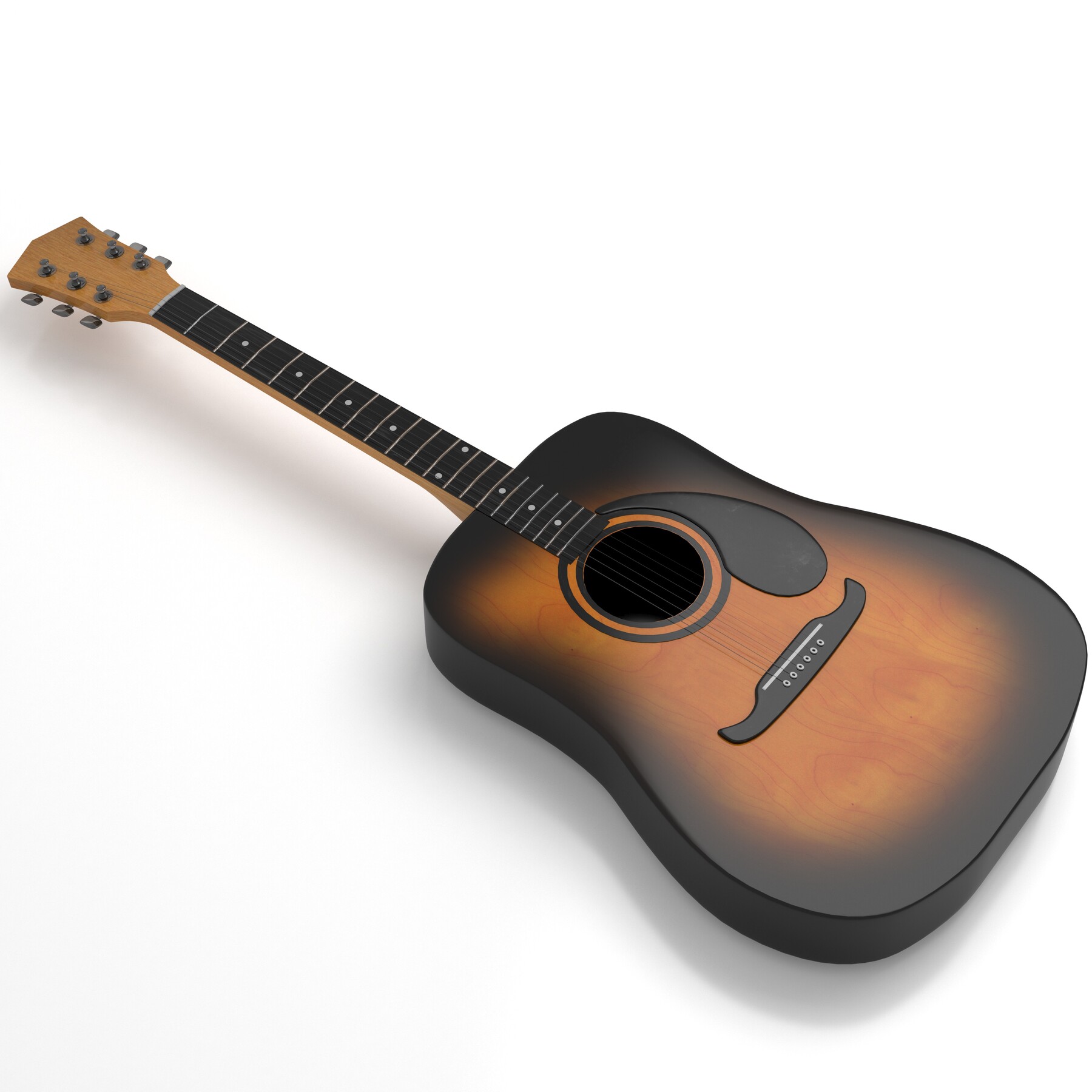 3d model guitar