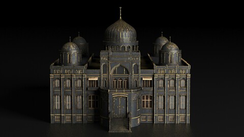 golden islamic building