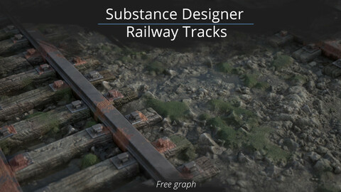Substance Designer - Railway Tracks