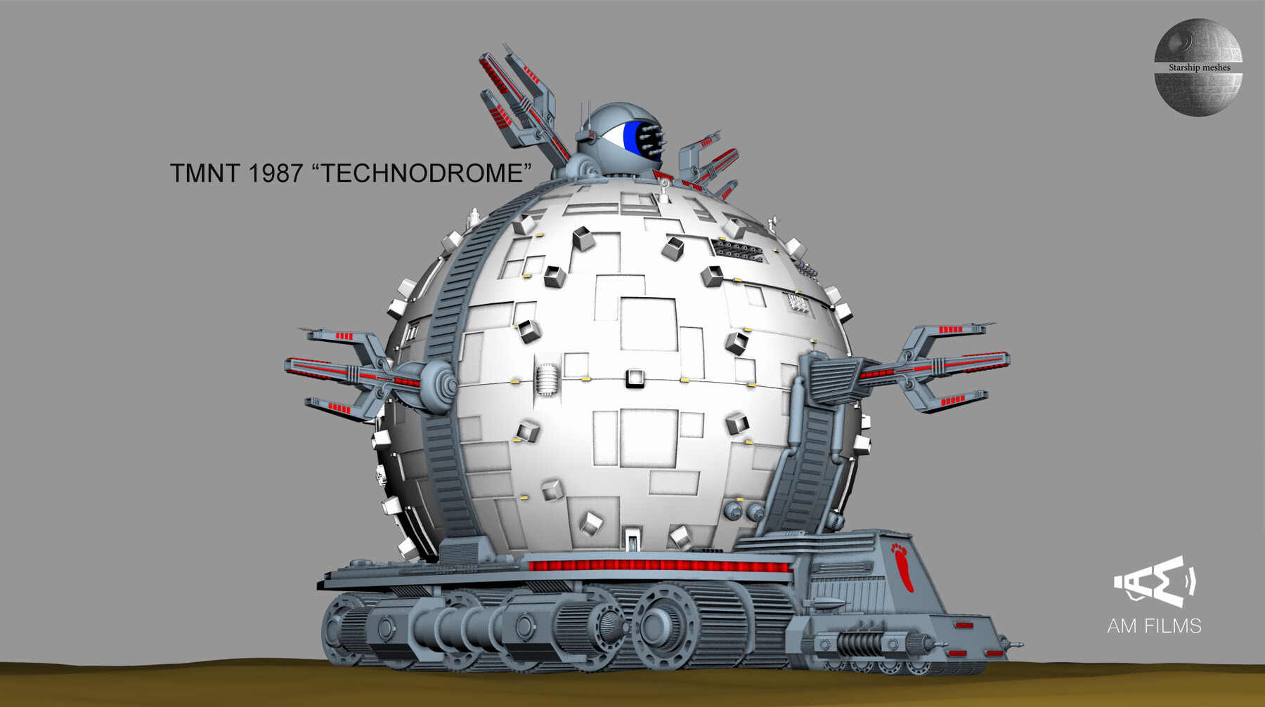 tmnt 1987 technodrome