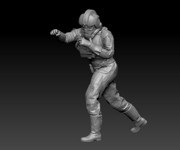 ArtStation - Soldier- pilot Deathtrooper | Game Assets