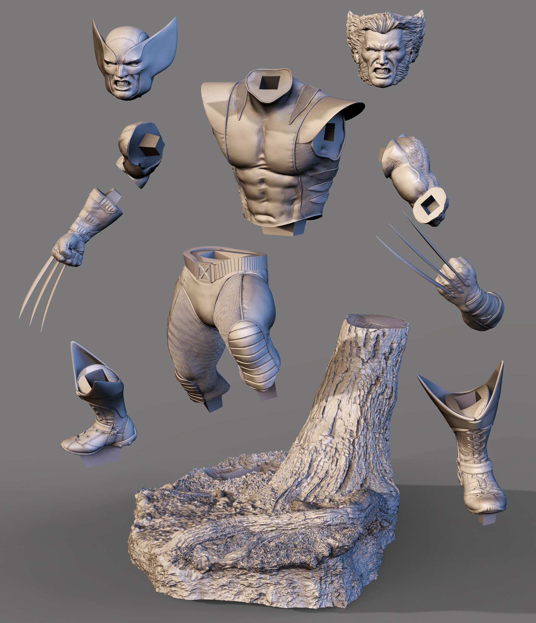 ArtStation - Wolverine STL | Resources