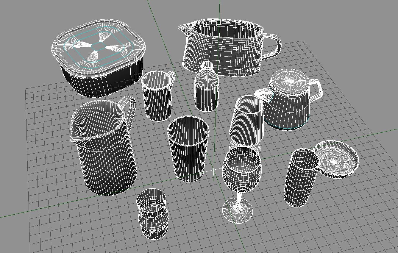 ArtStation Kitchenware Pack 1 Game Assets
