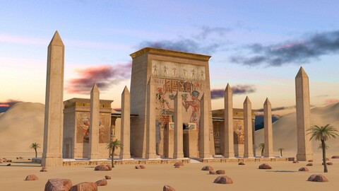 Egyptian Pharonic Gate Temple