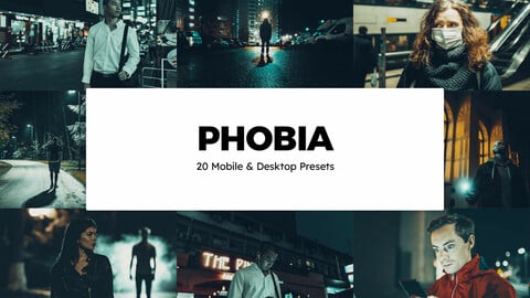 20 Phobia LUTs and Lightroom Presets