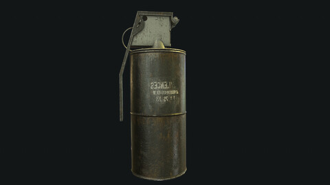 Iron Grenade Low-Poly 3D Models VR / AR / low-poly 3d model
